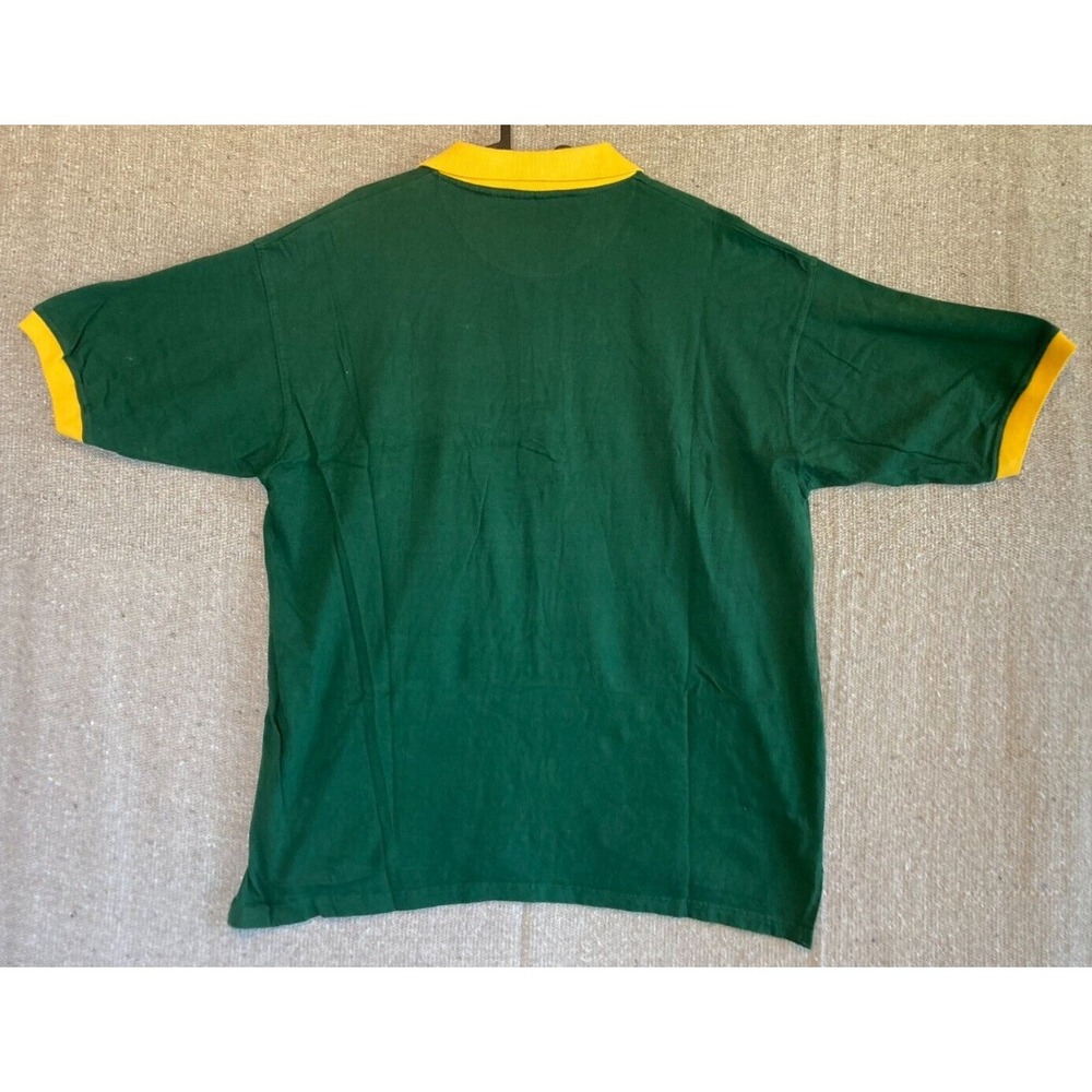Vintage GREEN BAY PACKERS Embroidered Polo Sport Golf Football Shirt LARGE - Picture 6 of 6